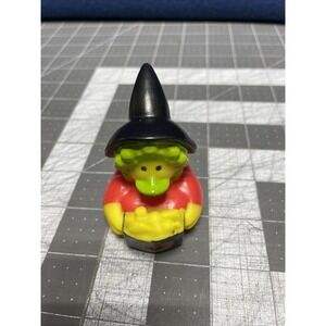 Halloween TRICK OR TREAT Witch Cruising Rubber Duck 2 1/2"